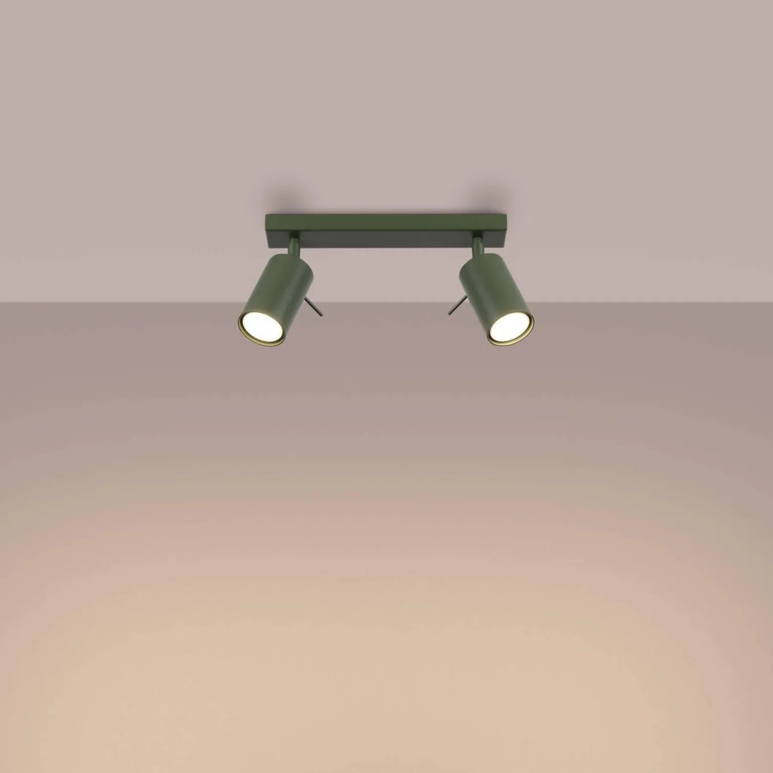 Plafon RING 2 zielony oliwkowy (SL.1501) - Sollux Lighting