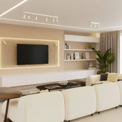 Plafon RING 6L beżowy (SL.1499) - Sollux Lighting