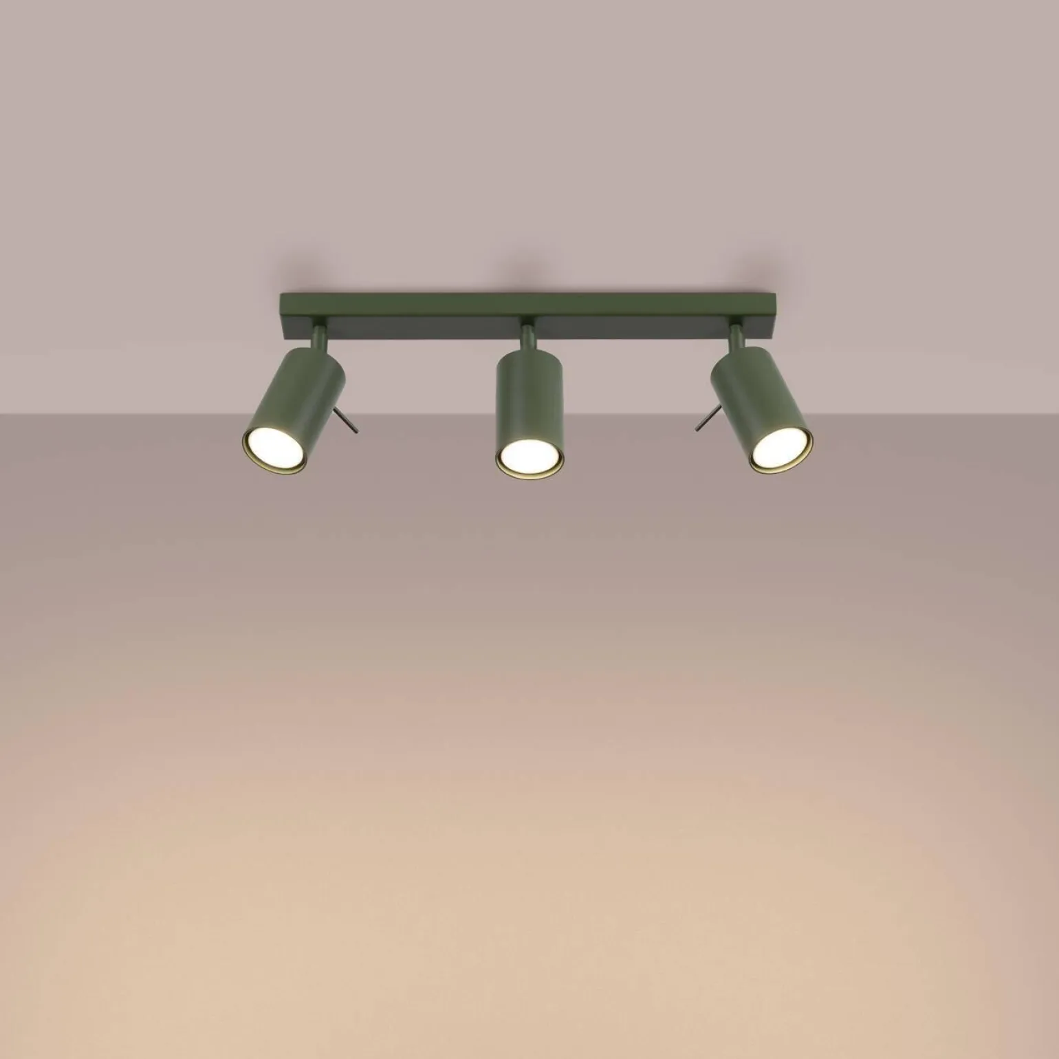 Plafon RING 3L zielony oliwkowy (SL.1502) - Sollux Lighting