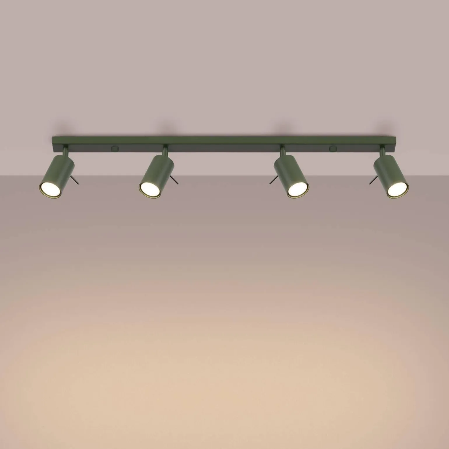 Plafon RING 4L zielony oliwkowy (SL.1504) - Sollux Lighting