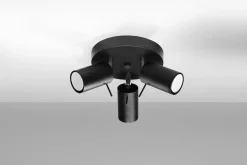 Plafon RING 3P czarny (SL.1016) - Sollux