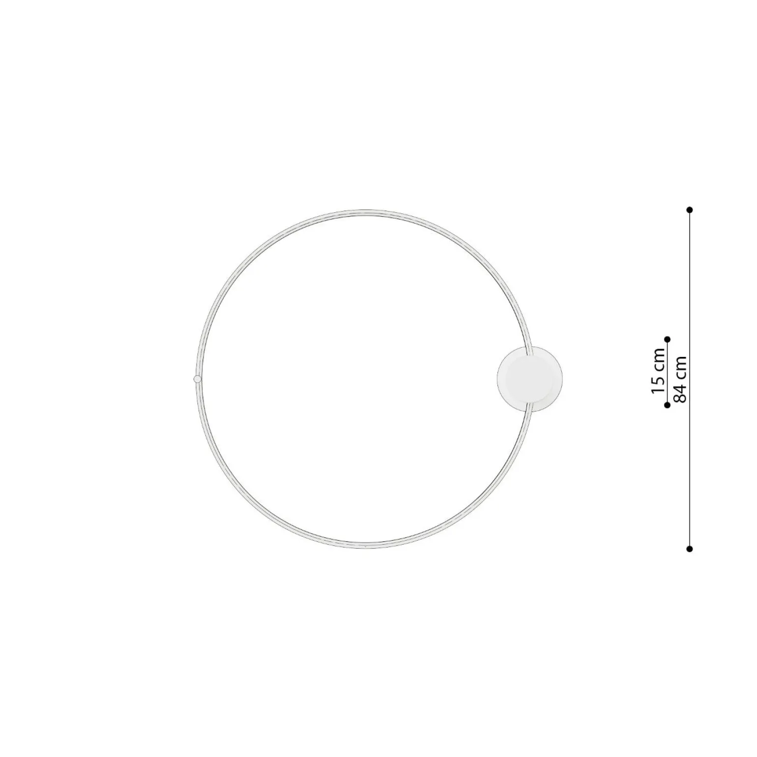 Plafon RIO 78 beżowy LED 4000K (TH.371) - Thoro Lighting