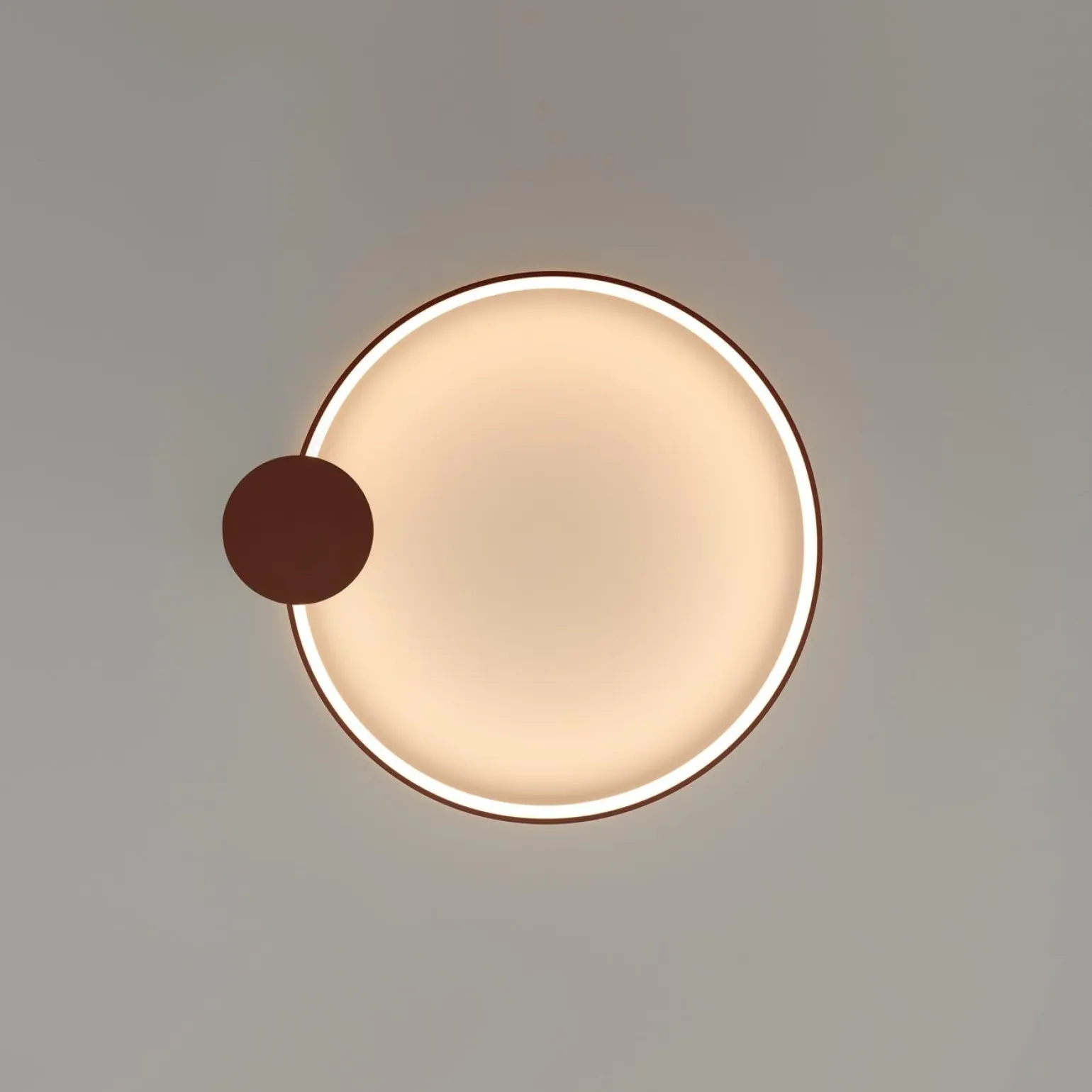 Plafon RIO 55 ochra czerwona LED 3000K (TH.411) - Thoro Lighting