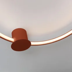 Plafon RIO 78 ochra czerwona LED 3000K (TH.412) - Thoro Lighting