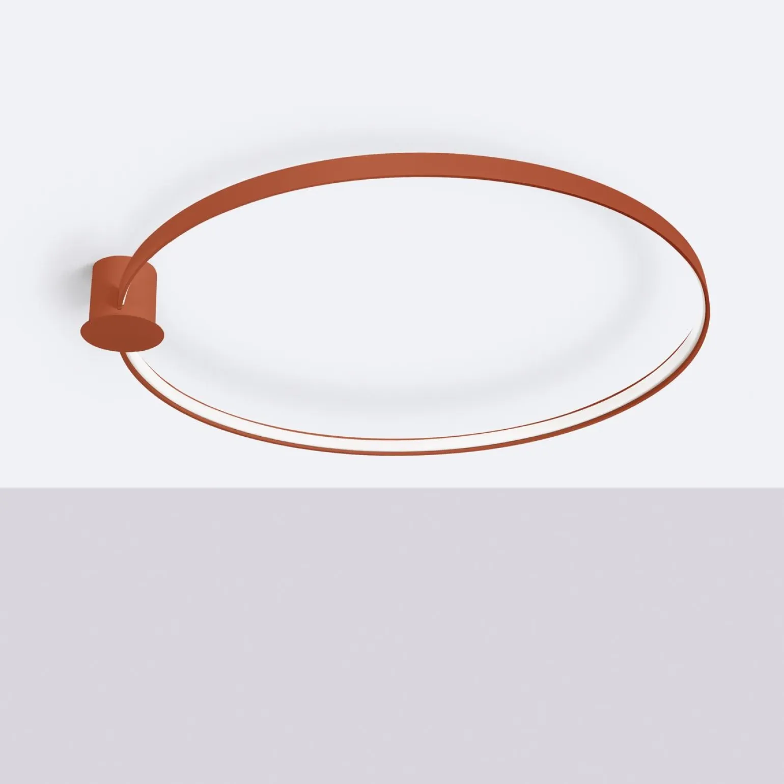 Plafon RIO 110 ochra czerwona LED 4000K (TH.416) - Thoro Lighting