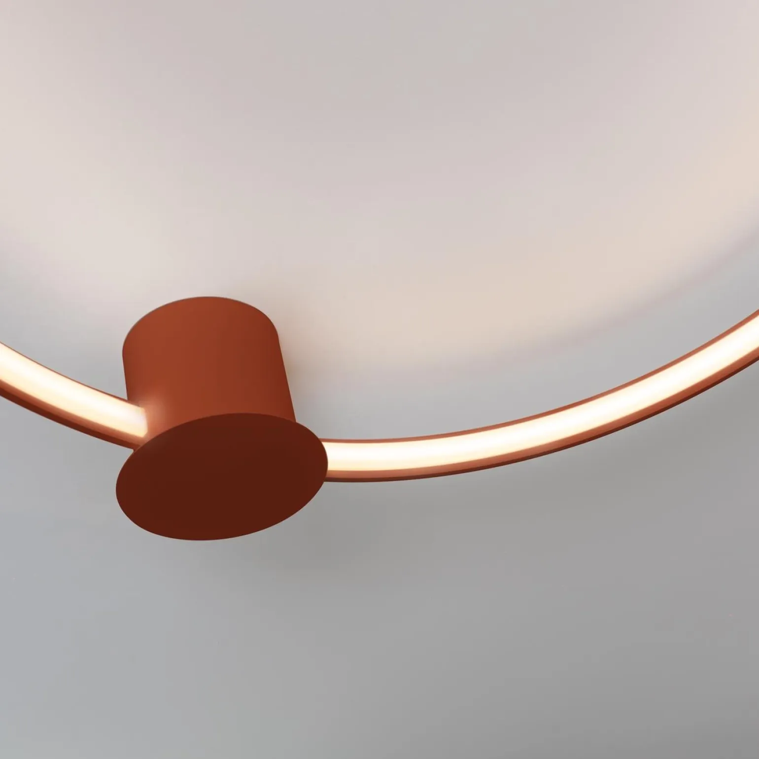 Plafon RIO 110 ochra czerwona LED 3000K (TH.413) - Thoro Lighting