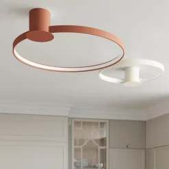 Plafon RIO 78 ochra czerwona LED 4000K (TH.415) - Thoro Lighting