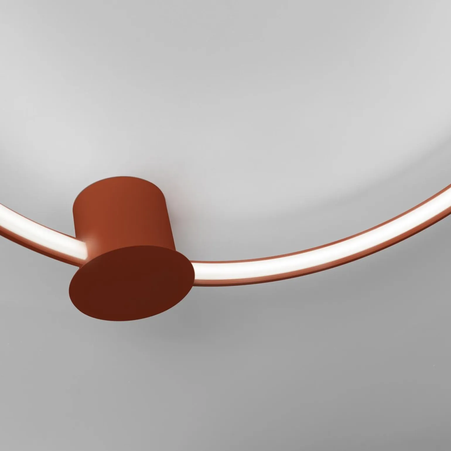 Plafon RIO 55 ochra czerwona LED 4000K (TH.414) - Thoro Lighting