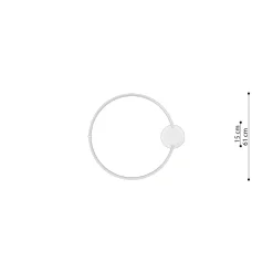 Plafon RIO 55 zielony oliwkowy LED 3000K (TH.389) - Thoro Lighting