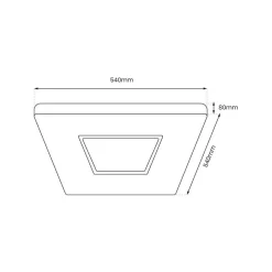 Plafon SPARKY 65W + pilot (ML8234) - Milagro