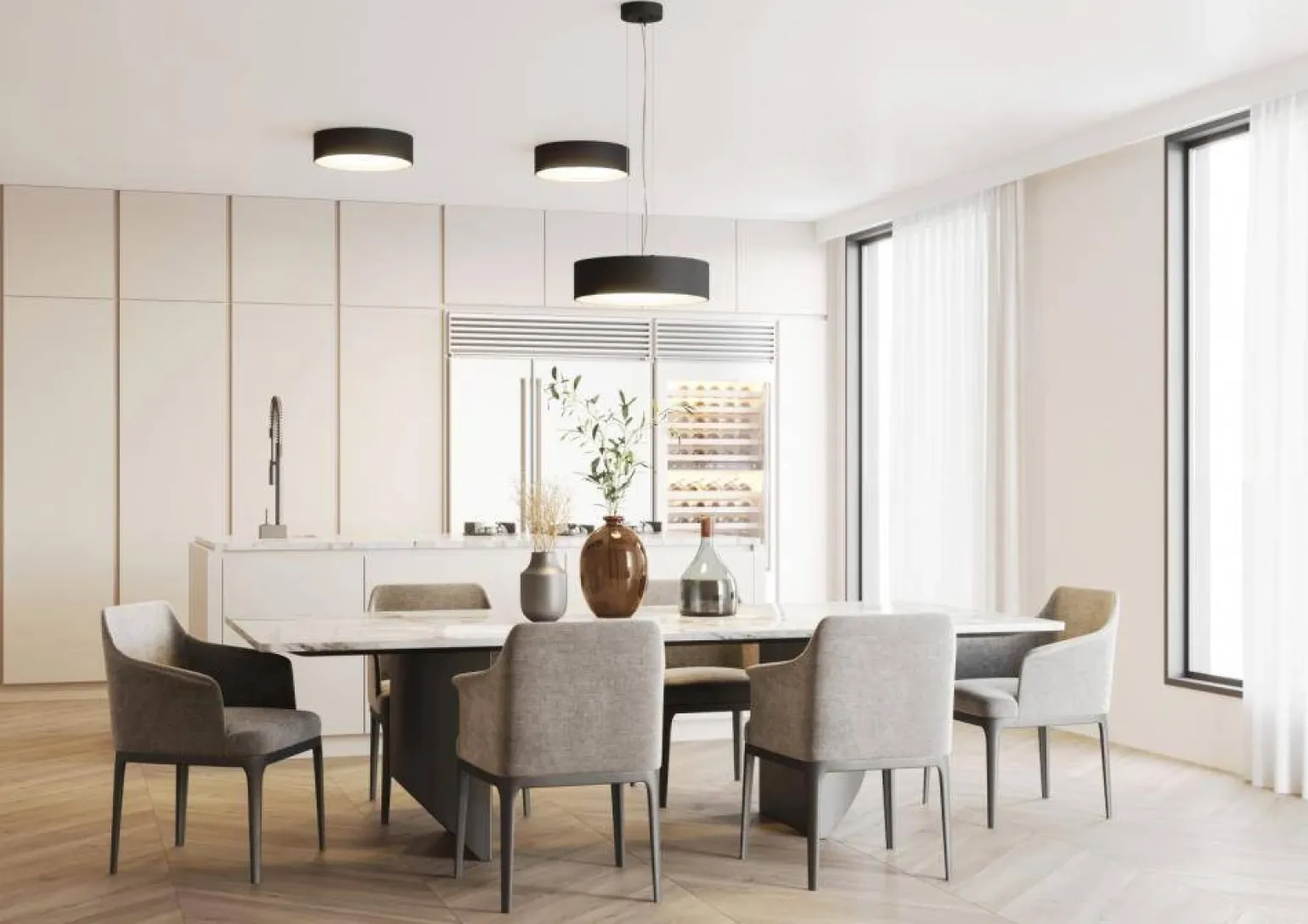 Plafon VERO L kolor Czarny (30686302) - KASPA