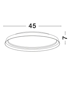 Plafon wewnętrzny BATALLAS (LE44650) - Luces Exclusivas