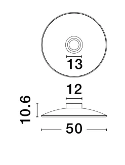 Plafon wewnętrzny HUANUCO (LE44836) - Luces Exclusivas