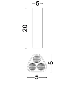 Plafon wewnętrzny TACHIRA (LE44912) - Luces Exclusivas
