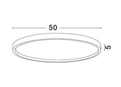 Plafon wewnętrzny TOCACHE (LE44873) - Luces Exclusivas