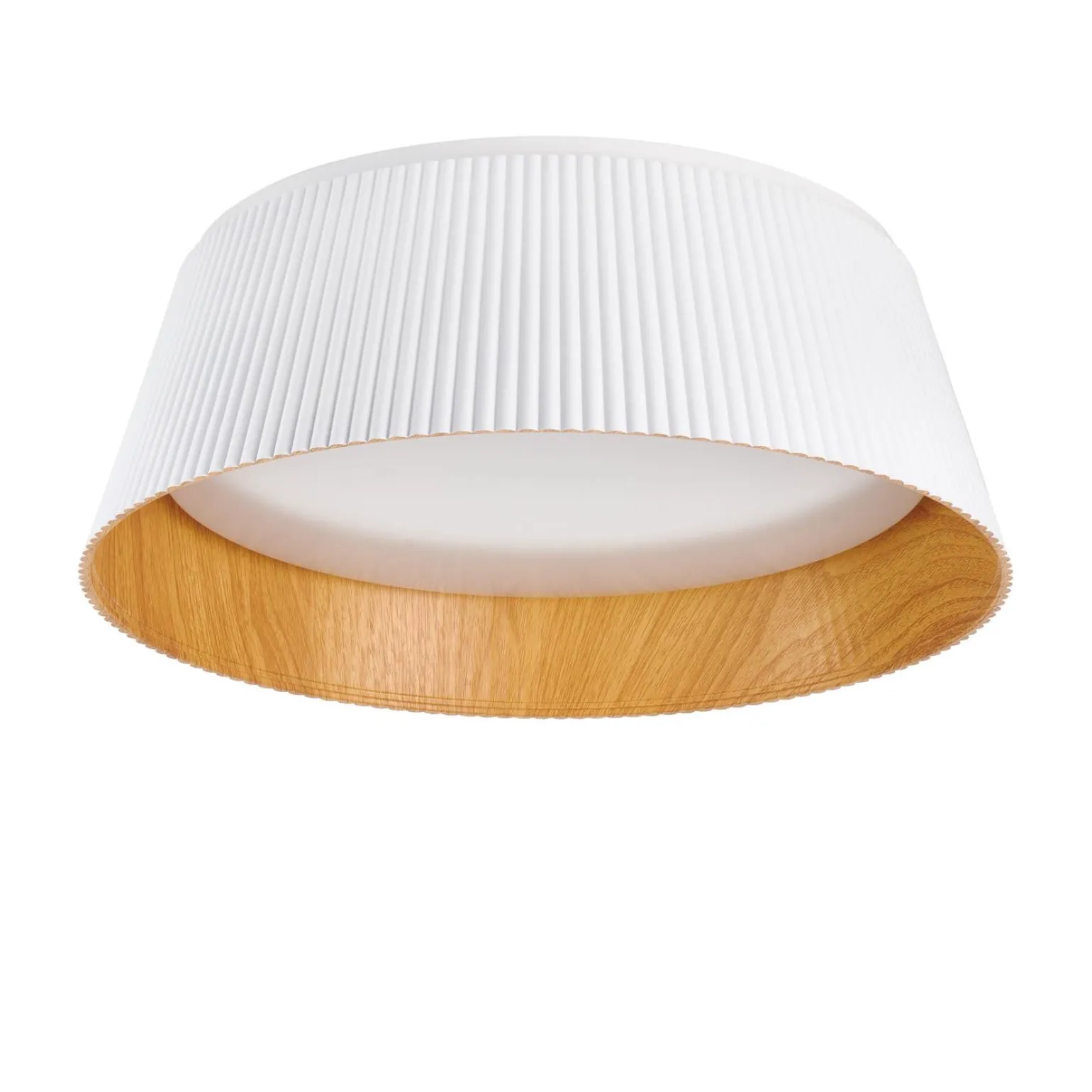 Plafon z efektownym kloszem FRILL LED biały 45 cm (ST-DL6487-C-WH) - Step into Design