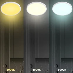 Plafon z regulowaną barwą światła MAQ 18W 3CCT Biały (ML1660) - Milagro