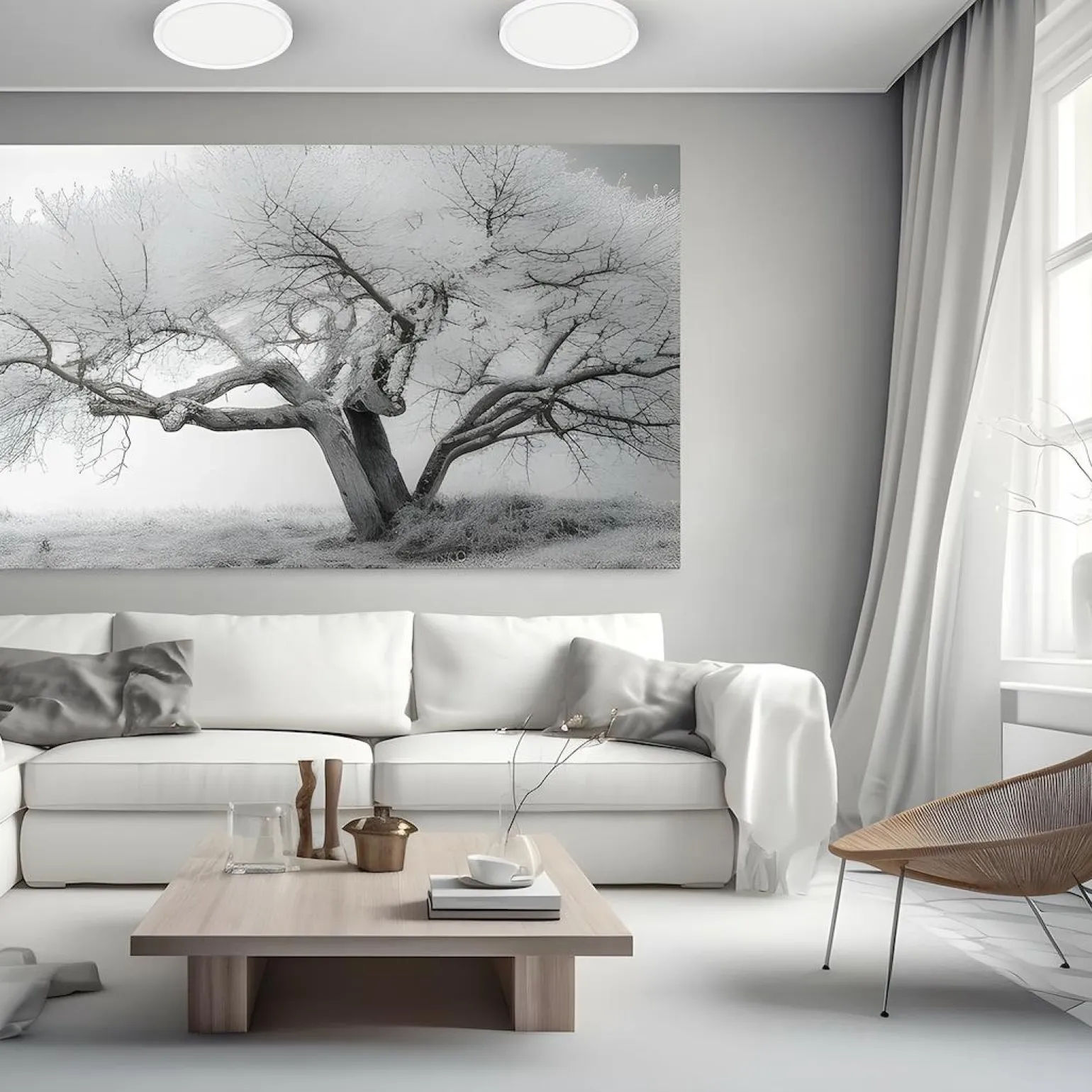 Plafon z regulowaną barwą światła MAQ 24W 3CCT Biały (ML1661) - Milagro