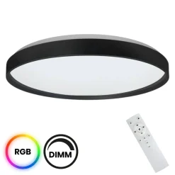 Plafoniera RINGO z pilotem i kolorowym światłem RGB 36W Ø390 mm (ML9965) - Milagro