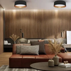 Plafoniera RONDO BLACK 18W LED (ML7070) - Milagro