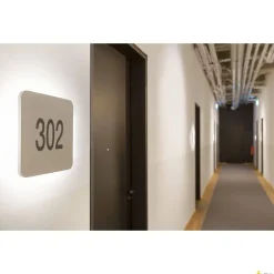 PLASTRA SQUARE, lampa ścienna, taśma LED, 3000K, kwadratowa, biały gips, maks. 10,8 W (148019) - SLV