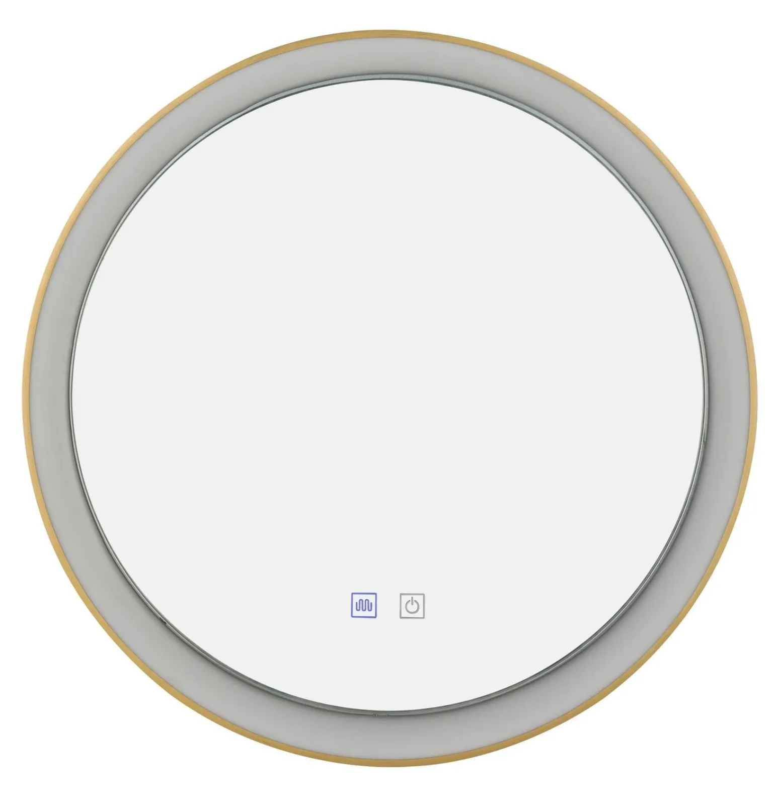 Podświetlane i podgrzewane lustro SERGIO MIRROR 80 HEATED CCT SWITCH Złoty (AZ5822) - Azzardo