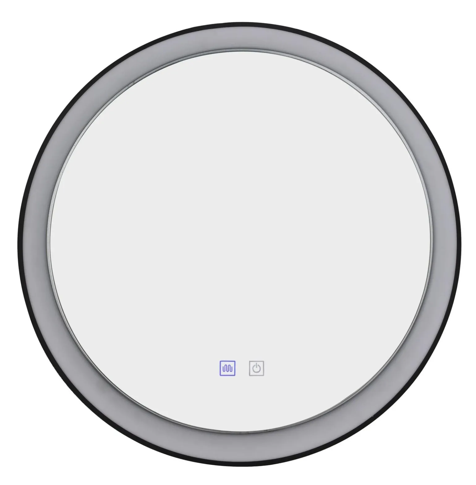 Podświetlane i podgrzewane lustro SERGIO MIRROR 80 HEATED CCT SWITCH Czarny (AZ5821) - Azzardo