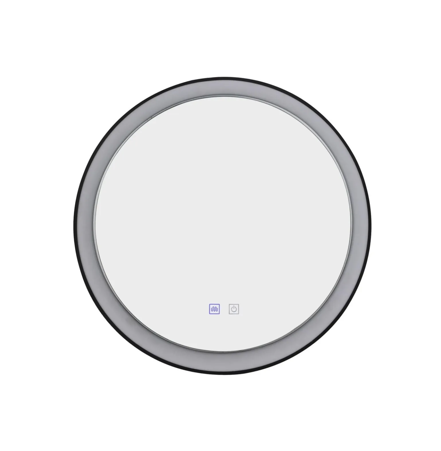 Podświetlane i podgrzewane lustro SERGIO MIRROR 60 HEATED CCT SWITCH Czarny (AZ5819) - Azzardo