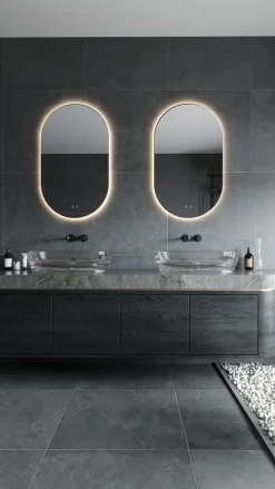 Podświetlane,ściemnialne lustro MAXLIGHT W0388 MIRROR 60x100 cm