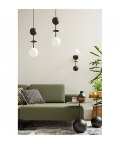 Podwójna lampa wisząca pająk OIO A2 czarna (OIA222P0) - Ummo