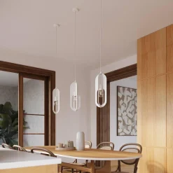 Pojedyncza lampa wisząca do kuchni NICUS 1 biała (SL.1360) - Sollux Lighting