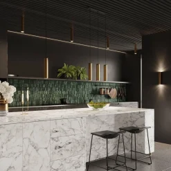 Pojedyncza Lampa Wisząca LAGOS 1 złoty połysk (SL.1200) - Sollux Lighting