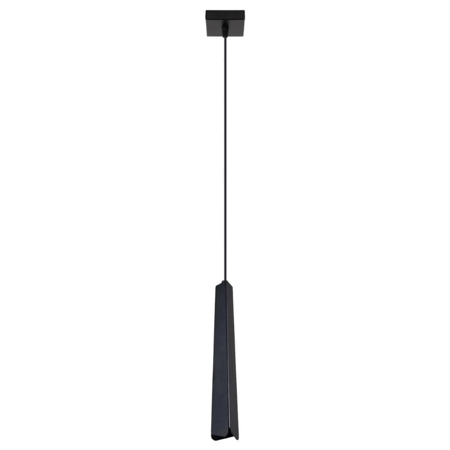 Pojedyncza lampa wisząca nad wyspę kuchenną PRYSM 1 czarna (SL.1400) - Sollux Lighting