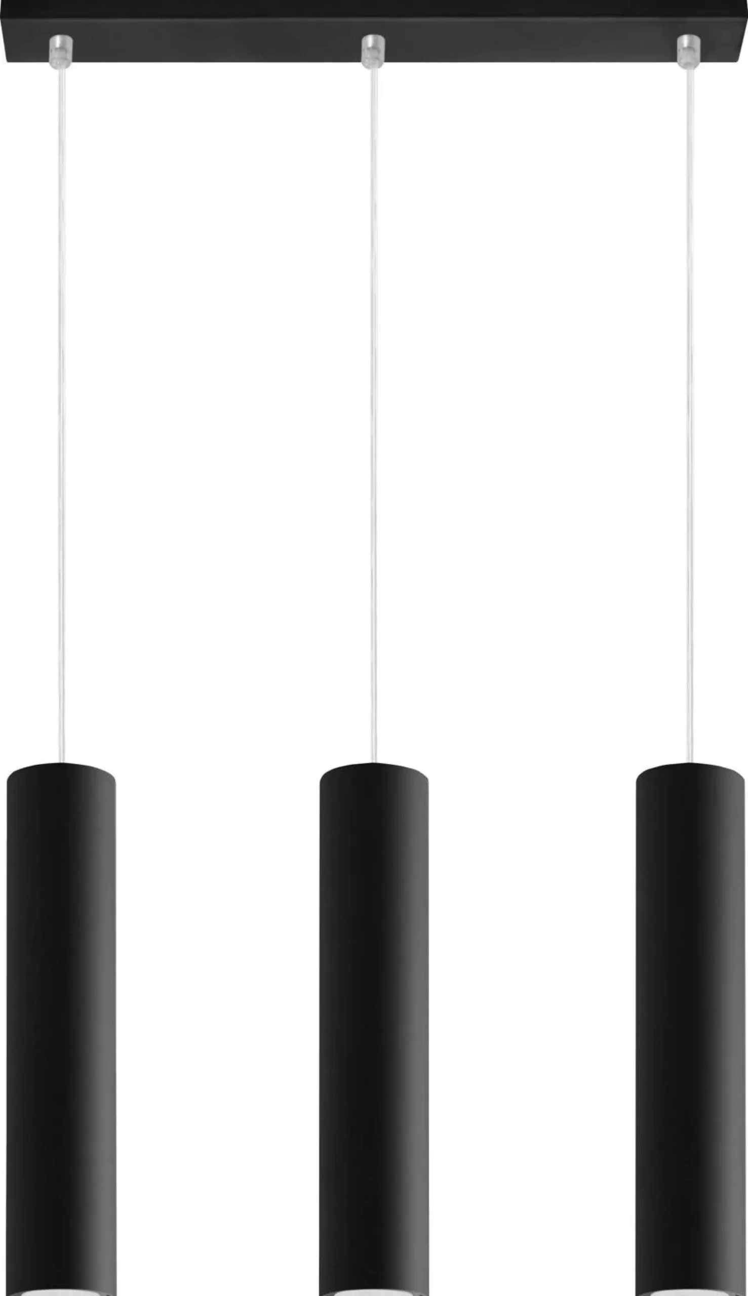 Potrójna Lampa wisząca LAGOS 3 czarny (SL.0329) - Sollux