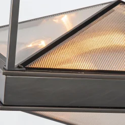 Półplafon Cairo - 4 źródła światła - Miejski brąz (QN-CAIRO-SF-UBZ-CR) - Quintiesse