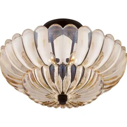 Półplafon Whitecap - 4 źródła światła - Kakaowy brąz (QZ-WHITECAP-SF-M) - Elstead Lighting