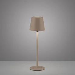 Przenośna, ładowana lampa stołowa BOTERIA PIASKOWY (19251-39) - Paul Neuhaus