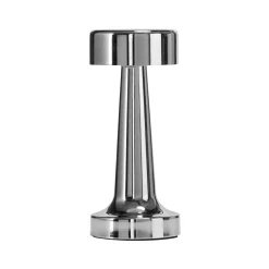 Przenośna lampa z dotykowym włącznikiem TAVOLO A srebrna 21 cm (ST-8127T/A SILVER) - Step into Design