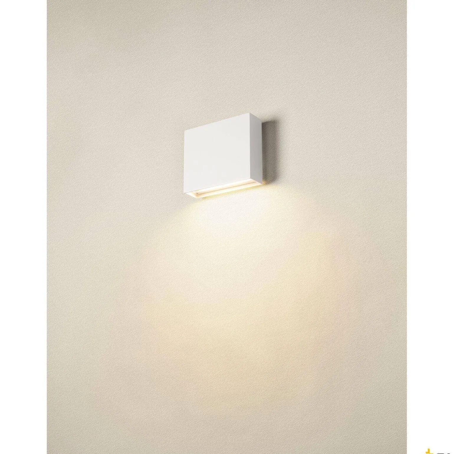 QUAD FRAME 19, lampa ścienna natynkowa LED indoor, TRIAC, kolor biały, przełącznik CCT 2700/3000K (1003468) - SLV