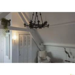 QUADRASS, lampa ścienna natynkowa indoor, E27, kolor biały (1003431) - SLV