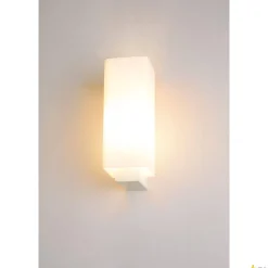 QUADRASS, lampa ścienna natynkowa indoor, E27, kolor biały (1003431) - SLV