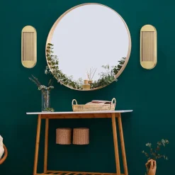 Średni kinkiet LED Palais - Vintage mosiądz (QN-PALAIS-W-M-VBS) - Quintiesse