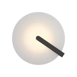 Średni plafon / kinkiet Nuvola - Matowa czerń (QN-NUVOLA-F-M-BK) - Quintiesse