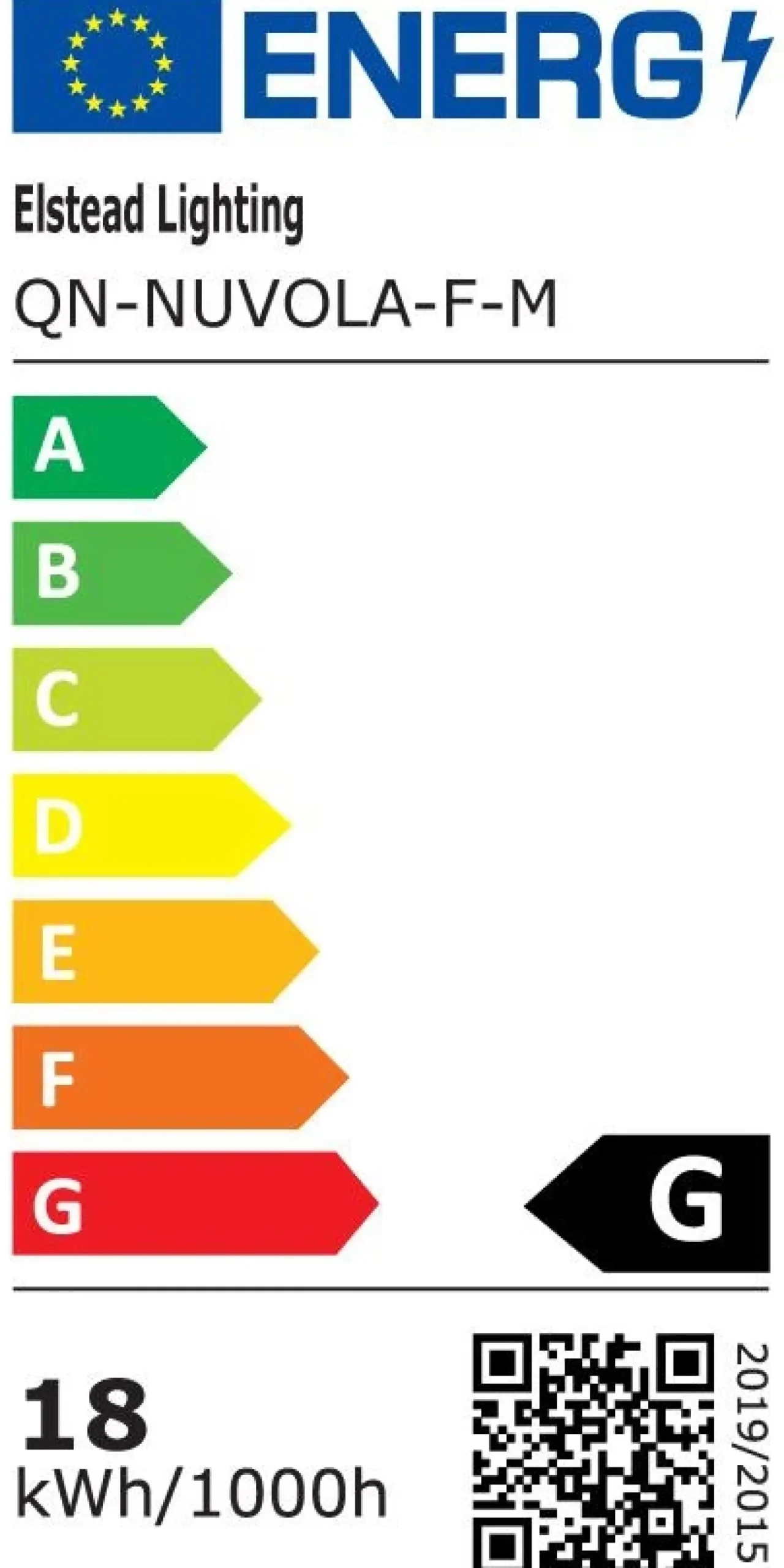 Średni plafon / kinkiet Nuvola - Matowa czerń (QN-NUVOLA-F-M-BK) - Quintiesse