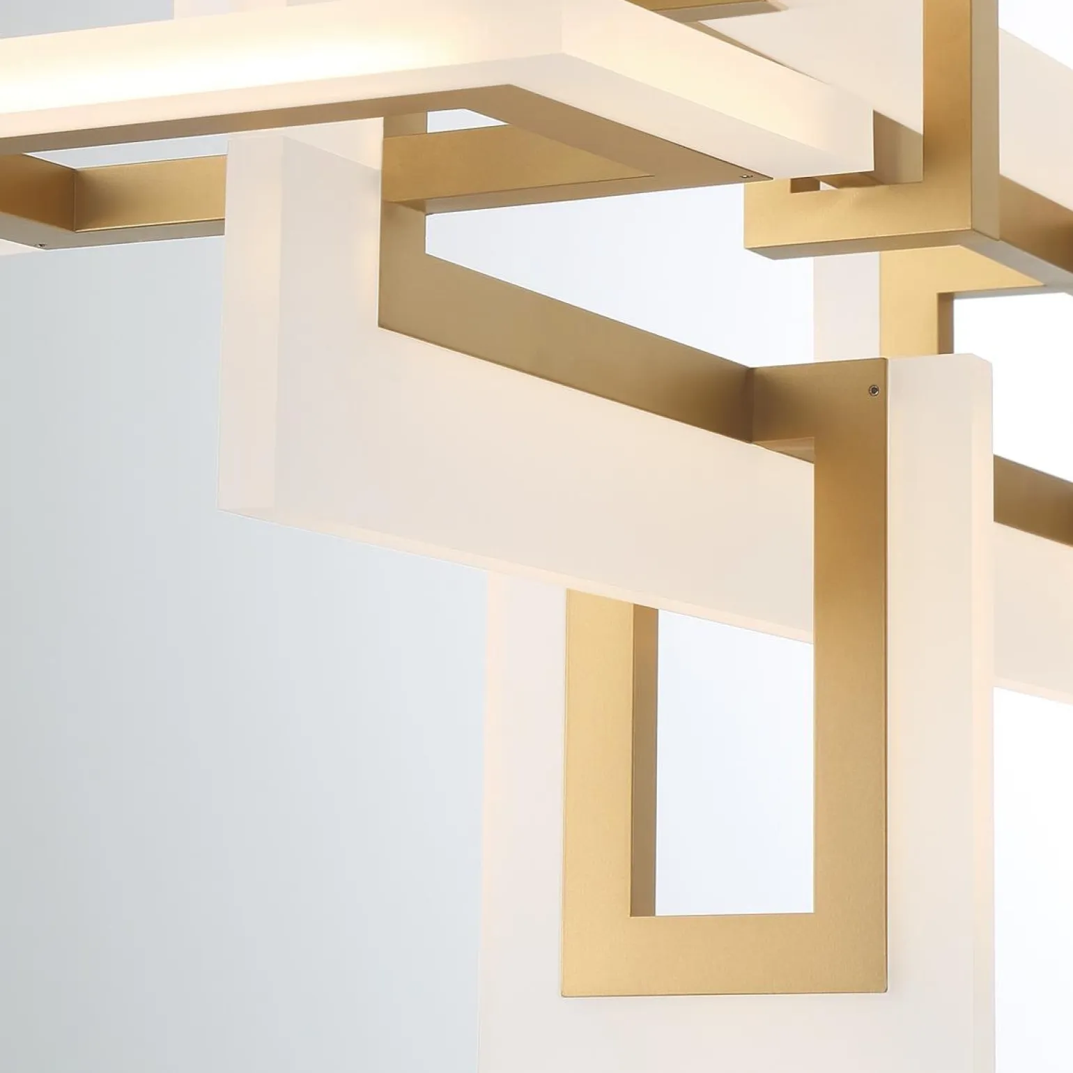 Średnia lampa wyspowa Inizio - Szczotkowane złoto (QN-INIZIO-LP-M-BG) - Quintiesse