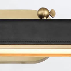 Średnia obrazówka LED Valise Picture - Vintage mosiądz, skóra smokingowa (QN-VALISE-PL-M-VBS-TL) - Quintiesse