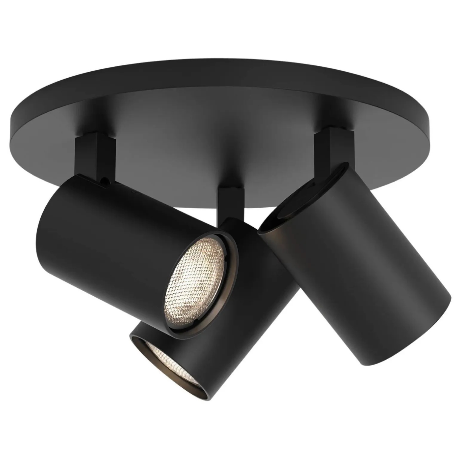 Reflektor Ascoli Triple Round Matowy Czarny (1286082) - Astro Lighting