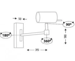 Reflektor FUSSA (czarny) (2209) - Shilo