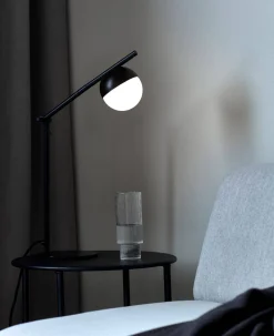 Regulowana lampa stołowa CONTINA Nordlux G9 5W Metal Czarny