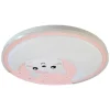 Różowy plafon do pokoju dziecka MOONCAT PINK 34W LED (ML1059) - Milagro